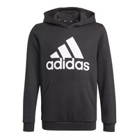 adidas Boys' Brand Love Hoodie, Kids', Pullover, French Terry, Kangaroo Pocket Front_Flat