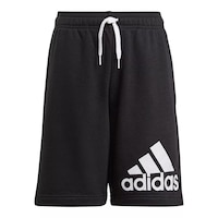 adidas Boys' Brand Love Sweat Shorts, Kids', Elastic Waistband, Pockets Front_Flat