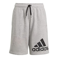 adidas Boys' Brand Love Sweat Shorts, Kids', Elastic Waistband, Pockets Front_Flat