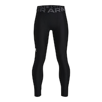 Under Armour Boys' HeatGear® Tights Front_Flat