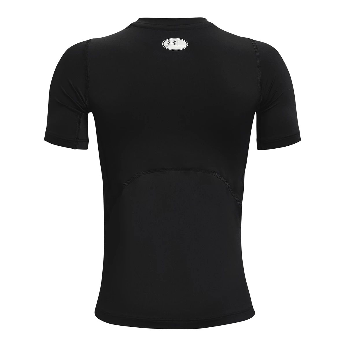 Under Armour HeatGear Black Printed Muscle Fit Training T-Shirt