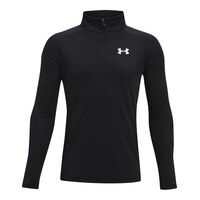 Under Armour Boys' Tech 2.0 1/2 Zip Long Sleeve Shirt, Kids, Quick Dry Front_Flat