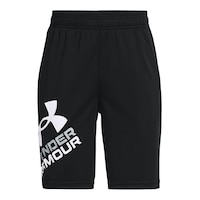 Under Armour Kids' Prototype 2.0 Athletic Logo Shorts Front_Flat