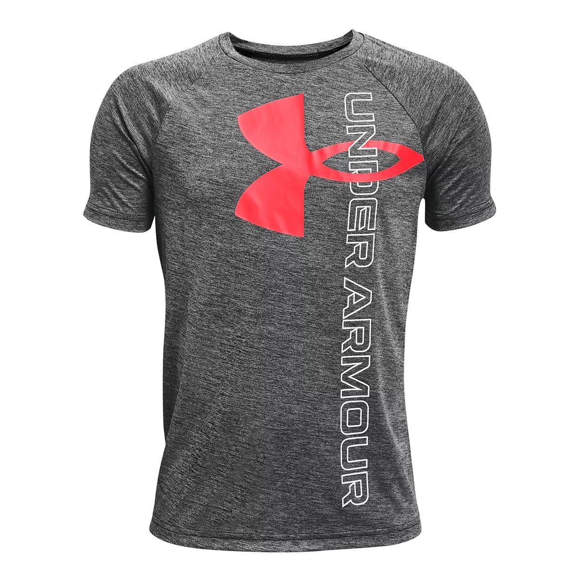 Under Armour Boys' Split Logo Hybrid Short Sleeve T-Shirt