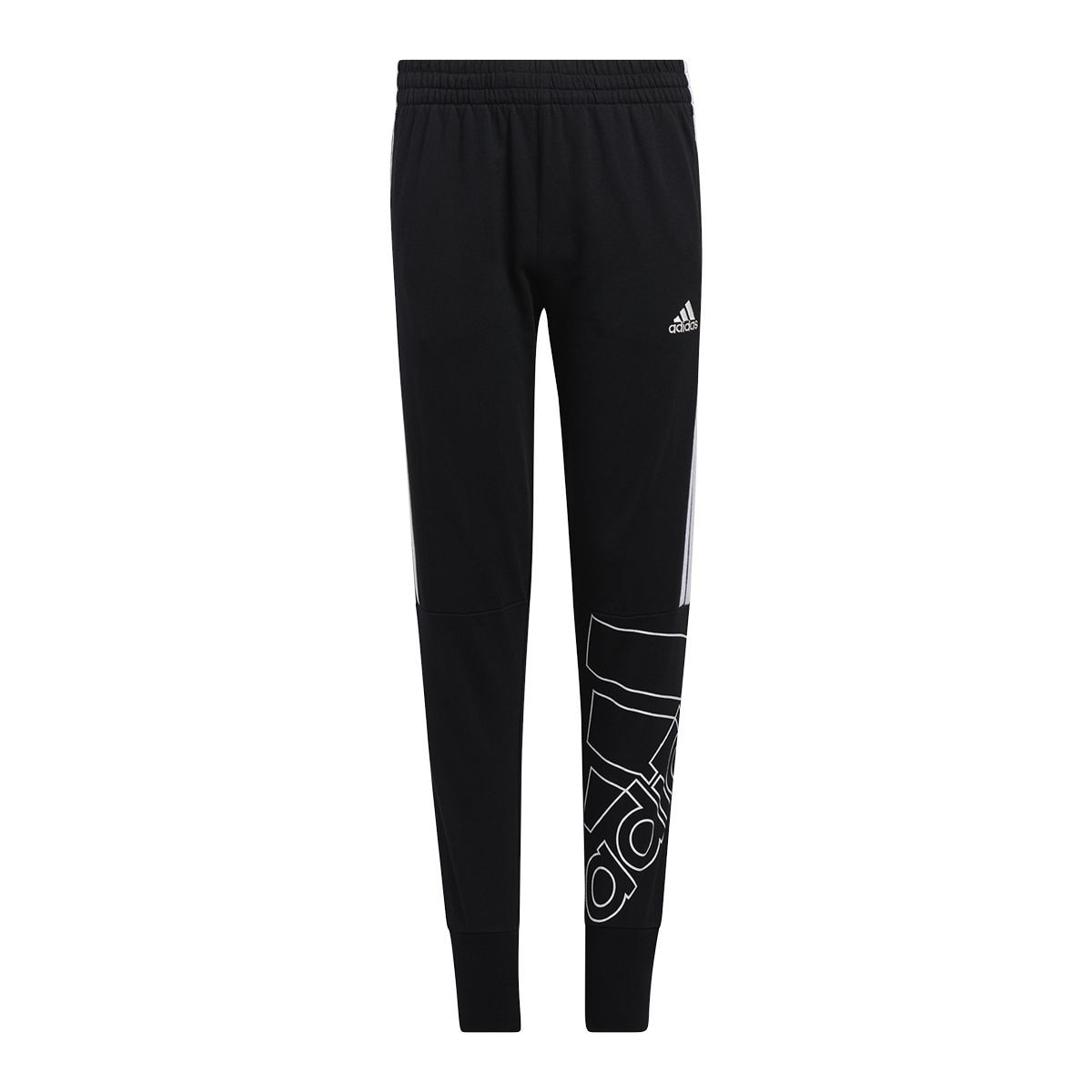 adidas Boys' Brand Love Sweatpants, Kids', Jogger, Cotton, Cuffed,  Athletic, Sports