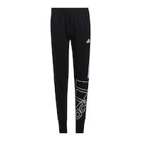 adidas Boys' Brand Love Sweatpants, Kids', Jogger, Cotton, Cuffed, Athletic, Sports Front_Flat