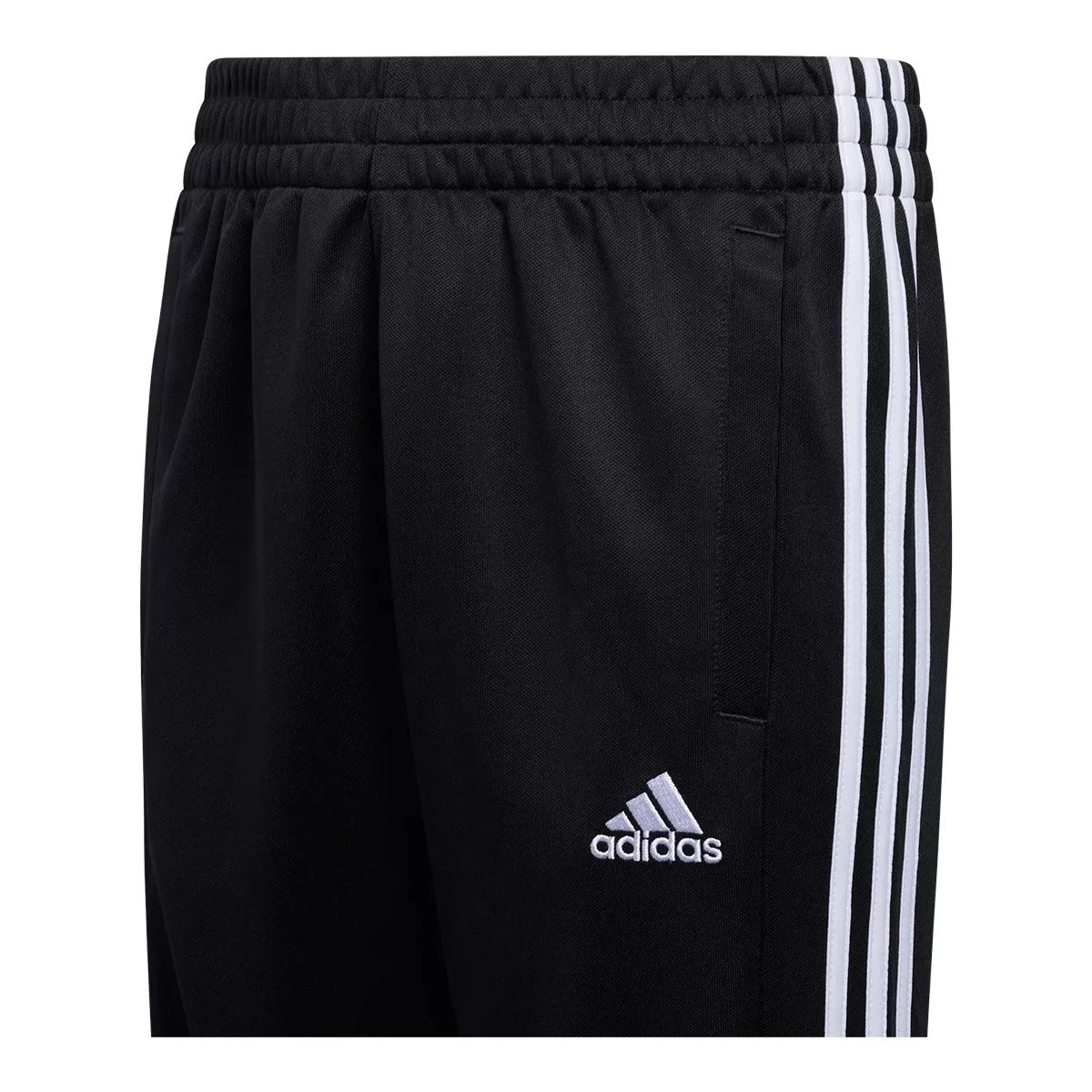 adidas Boys' 3-Stripe Wordmark Track Pants, Kids', Tapered, Soccer, Training, Athletic
