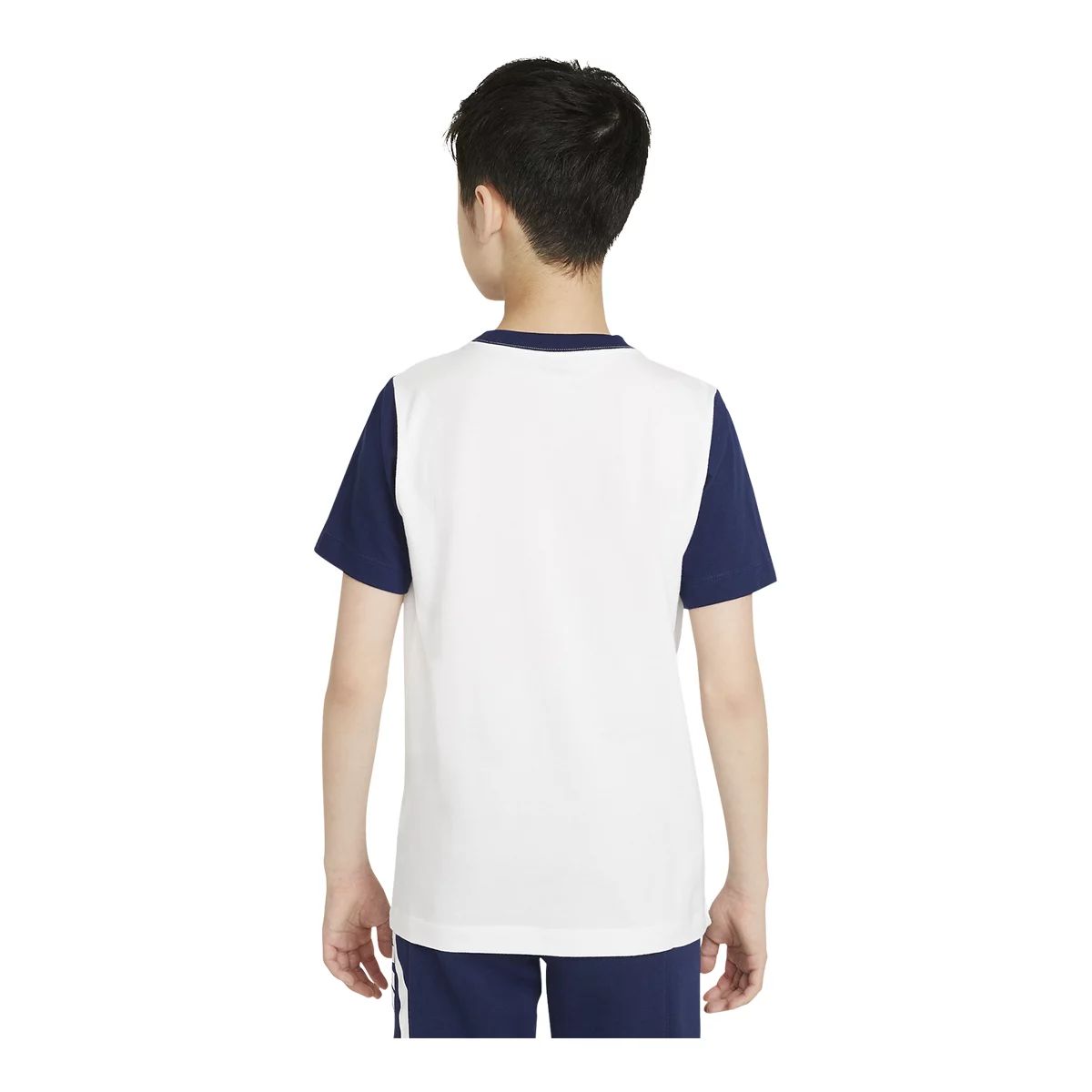 Nike Sportswear Boys' Amplify T Shirt, Kids', Crewneck, Cotton, Graphic