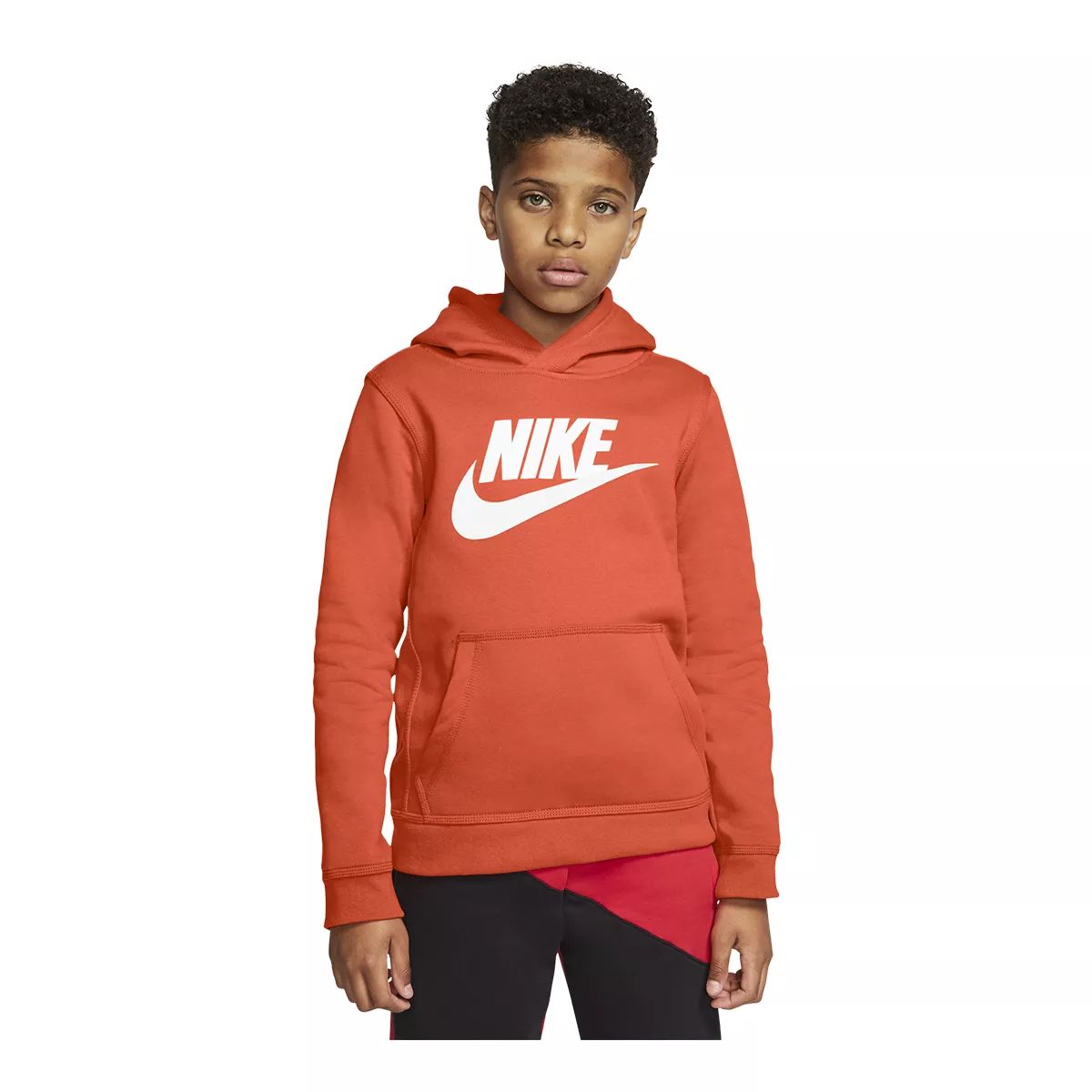 Nike Sportswear Boys' Club Hoodie, Kids', Pullover, Kangaroo Pocket