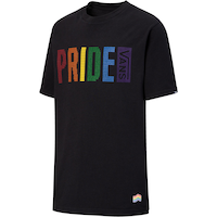 Vans Boys' Pride T Shirt, Kids', Crewneck, Cotton, Graphic Front_Angled_Left