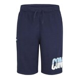 Converse Boys' Logo Graphic Shorts, Kids', French Terry, Elastic Waistband, Pockets Front_Flat