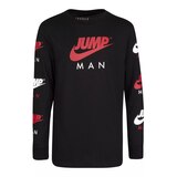 Jordan Boys' Jumpman Graphic Long Sleeve Shirt, Kids', Crewneck, Cotton, Graphic Front_Flat