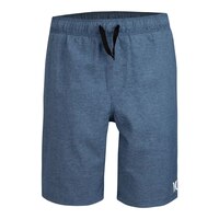 Hurley Boys' Heathered Hybrid Pull On Shorts Front_Flat