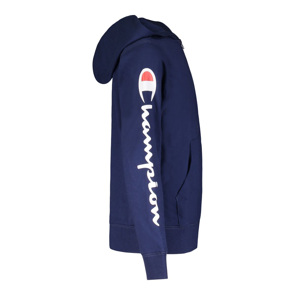 Champion Boys' Classic Script Sleeve Full Zip Hoodie
