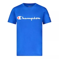 Champion Boys' Classic Script T Shirt Front_Flat