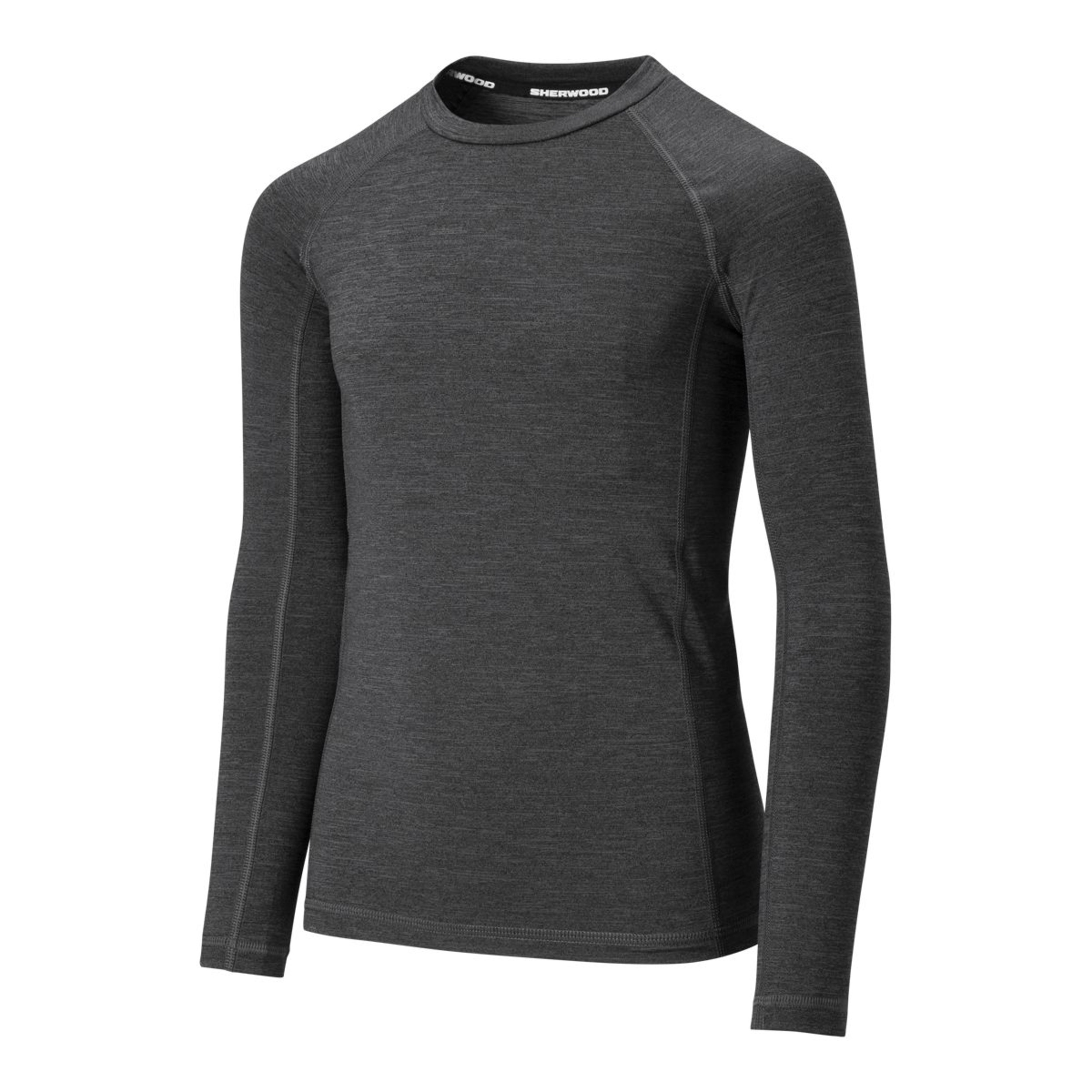 Sherwood Boys' Compression Long Sleeve Shirt, Kids, Crewneck, Athletic ...