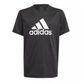 adidas Boys' Badge of Sport Basics T Shirt, Kids', Crewneck, Athletic, Graphic Front_Flat