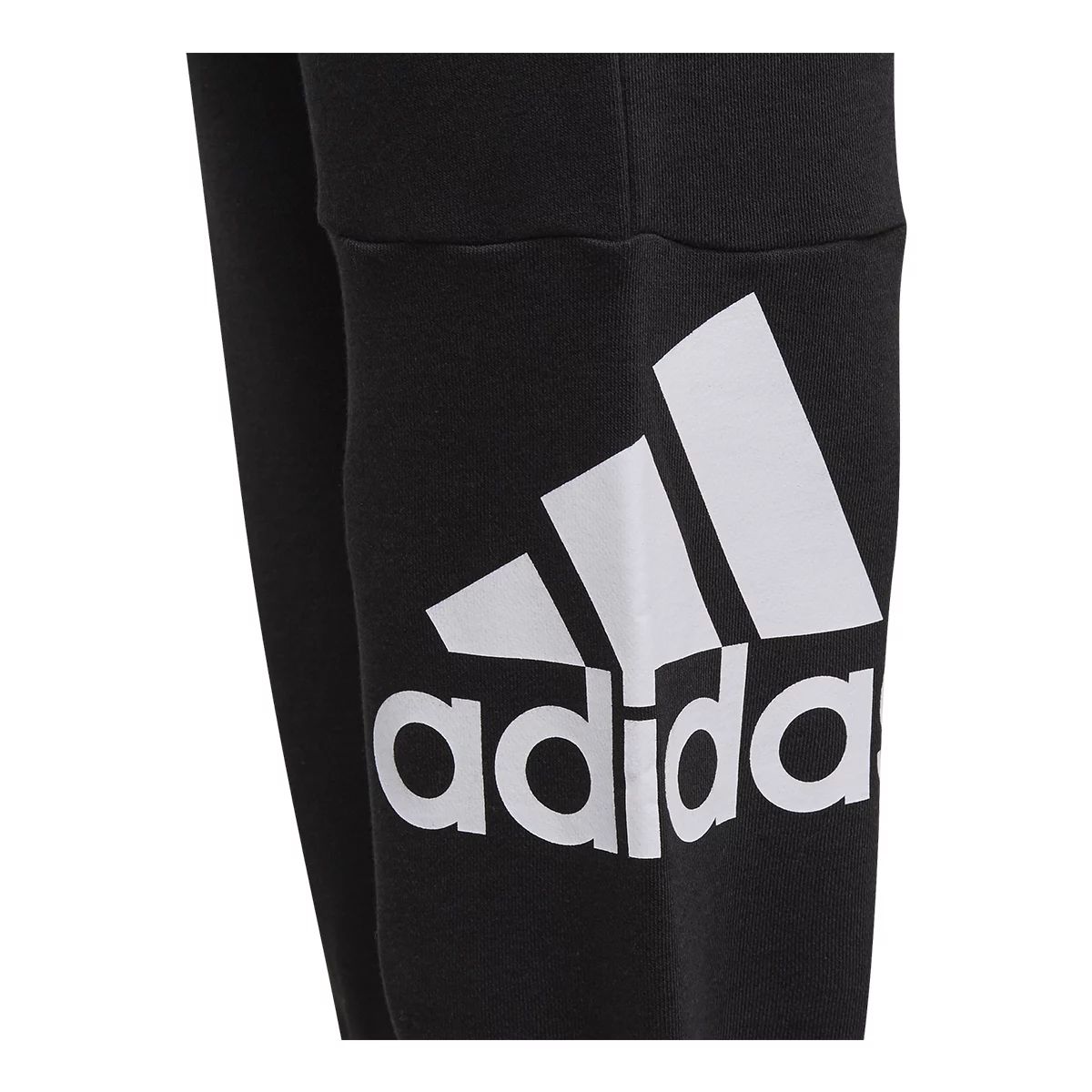 adidas Boys' Badge of Sport Basics Sweatpants, Kids', Fleece, Tapered, Athletic