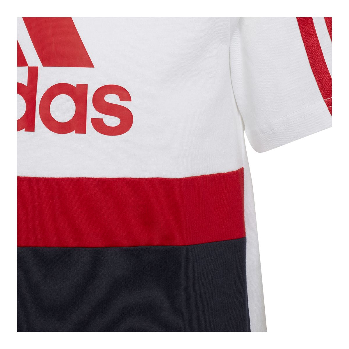 adidas Boys' Colorblock T Shirt, Kids', Crewneck, Graphic
