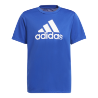 adidas Boys' Badge of Sport Basics T Shirt, Kids', Crewneck, Athletic, Graphic Front_Flat