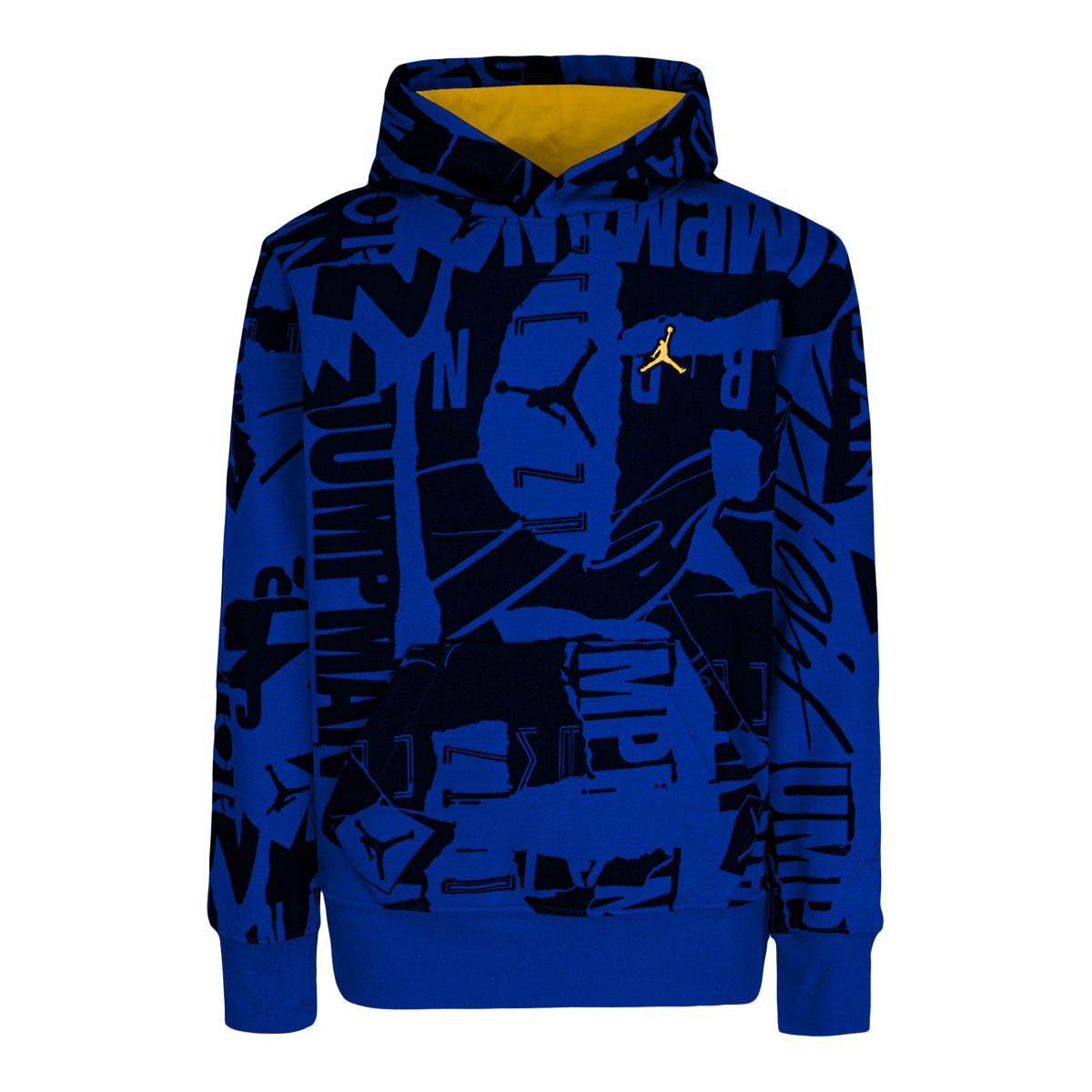 Jordan Boys' Jumpman Printed Hoodie, Kids', Pullover, Fleece, Kangaroo Pocket