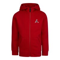 Jordan Boys' Jumpman Essentials Hoodie, Kids', Full Zip, Fleece, Kangaroo Pocket Front_Flat