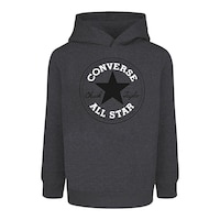 Converse Boys' Chuck Patch Hoodie, Kids', Pullover, Fleece, Kangaroo Pocket Front_Flat