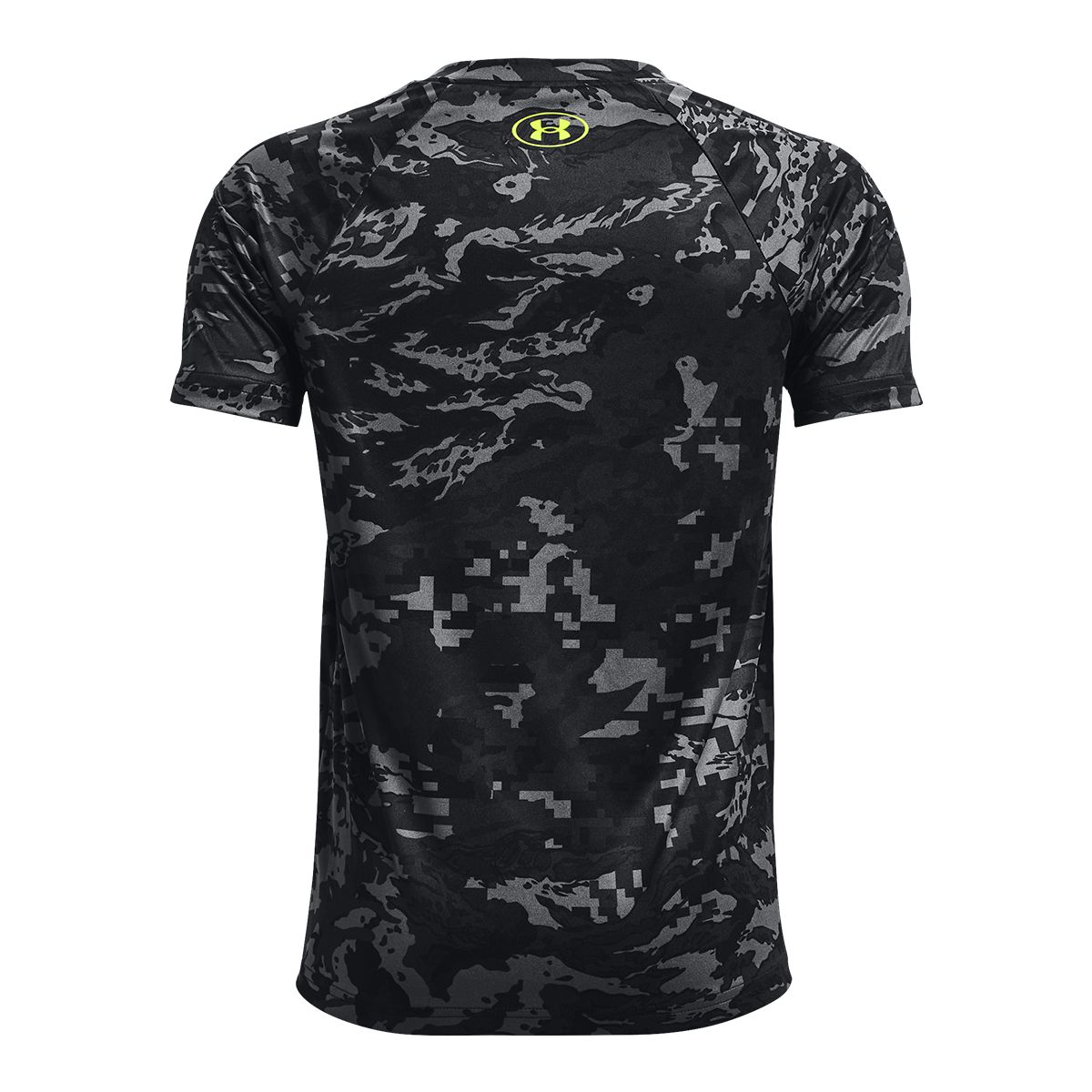 Under Armour Boys' Tech Big Logo Printed T Shirt, Kids, Crewneck, Quick Dry, Graphic