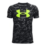Under Armour Boys' Tech Big Logo Printed T Shirt, Kids, Crewneck, Quick Dry, Graphic Front_Flat