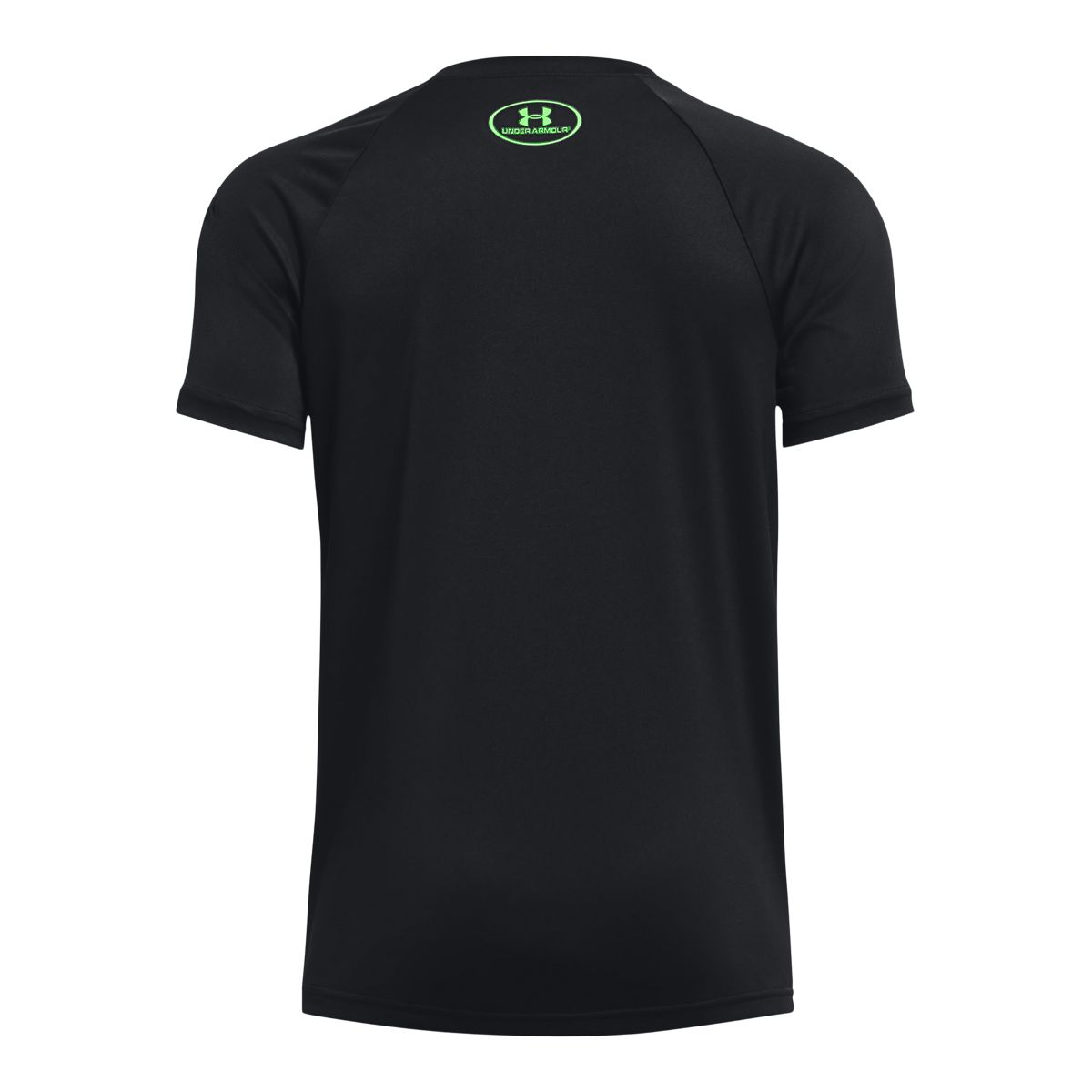 Under Armour Boys' Tech Hybrid Print Fill T Shirt, Kids, Crewneck, Graphic