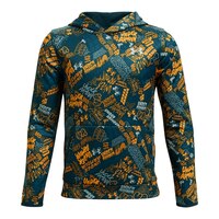 Under Armour Boys' Armour Scribble Hoodie, Kids', Pullover, Fleece, Kangaroo Pocket Front_Flat