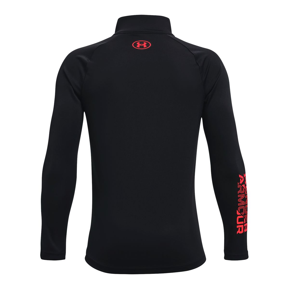 Under Armour Boys' Tech Big Logo 1/2 Zip Long Sleeve Shirt, Kids, Quick Dry