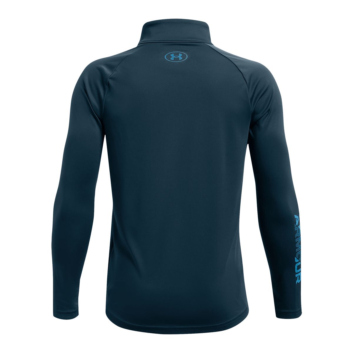Under Armour Boys' Tech Big Logo 1/2 Zip Long Sleeve Shirt, Kids, Quick Dry