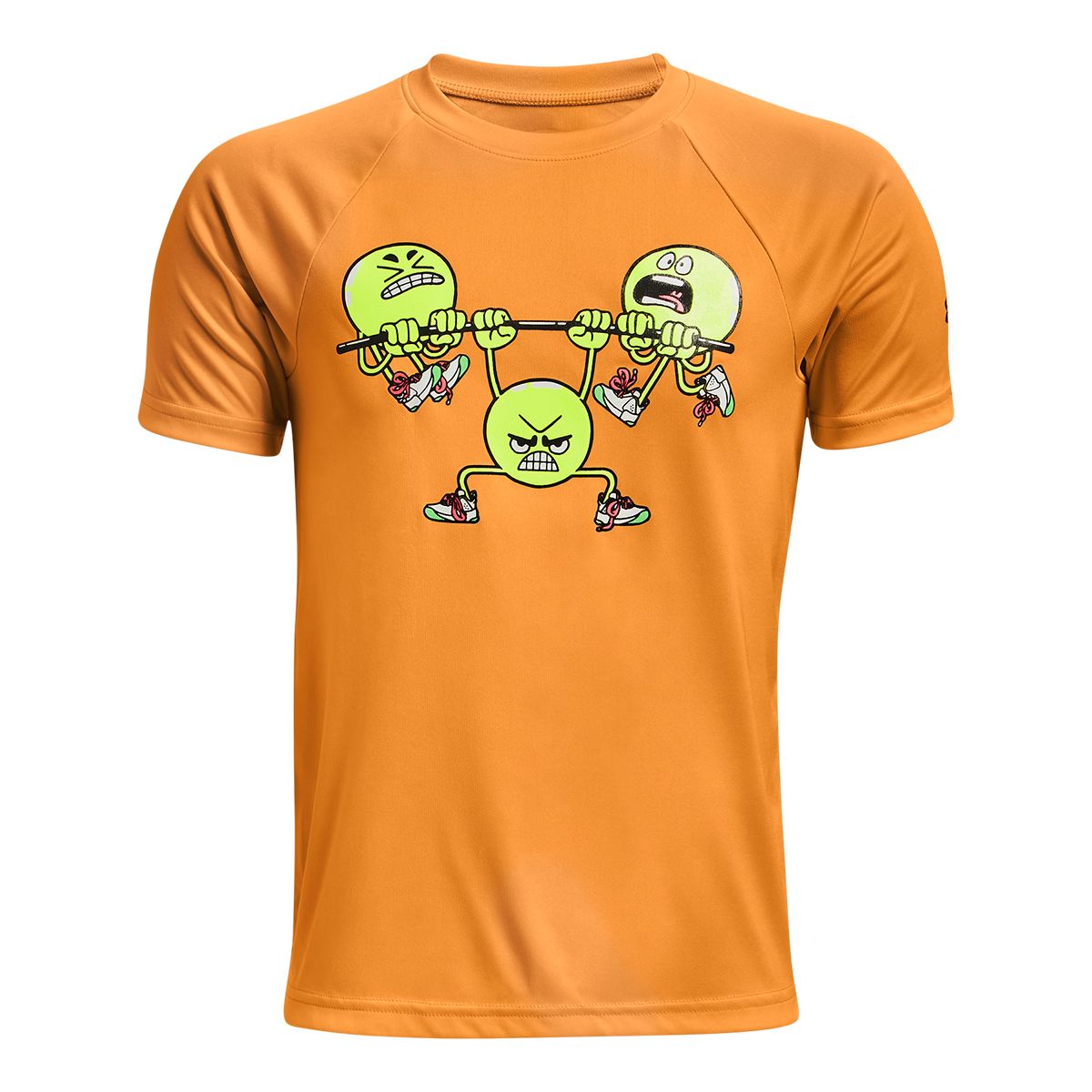 Under Armour Boys' Tech Overhead T Shirt, Kids, Crewneck, Quick Dry, Graphic