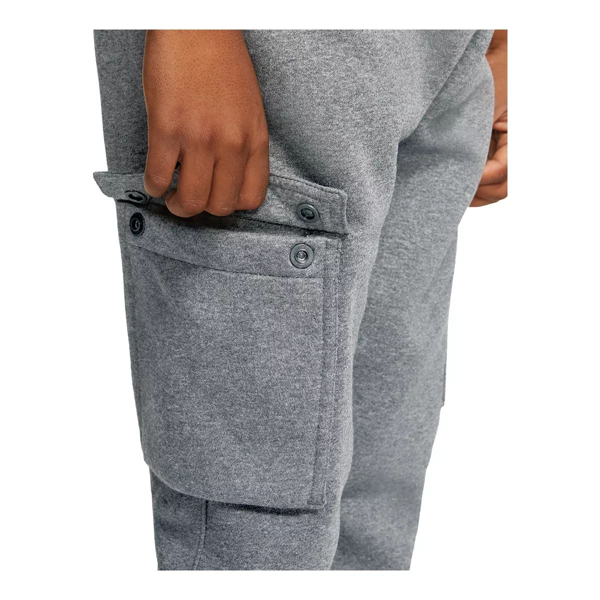 Nike Boys' Club Cargo Sweatpants, Kids', Fleece, Cuffed, Athletic