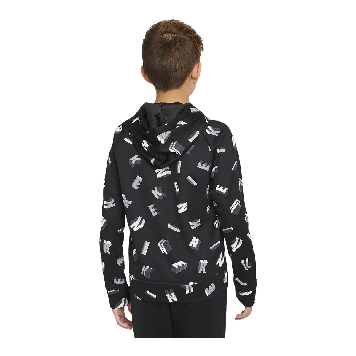 Nike Boys' Tech All Over Print Hoodie, Kids', Pullover, Fleece, Kangaroo Pocket