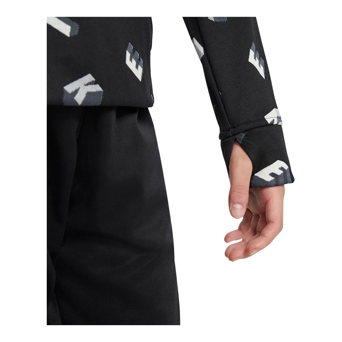 Nike Boys' Tech All Over Print Hoodie, Kids', Pullover, Fleece, Kangaroo Pocket