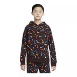 Nike Sportswear Boys' Club All Over Print Hoodie, Kids', Pullover, Fleece, Front Pocket Front_Flat