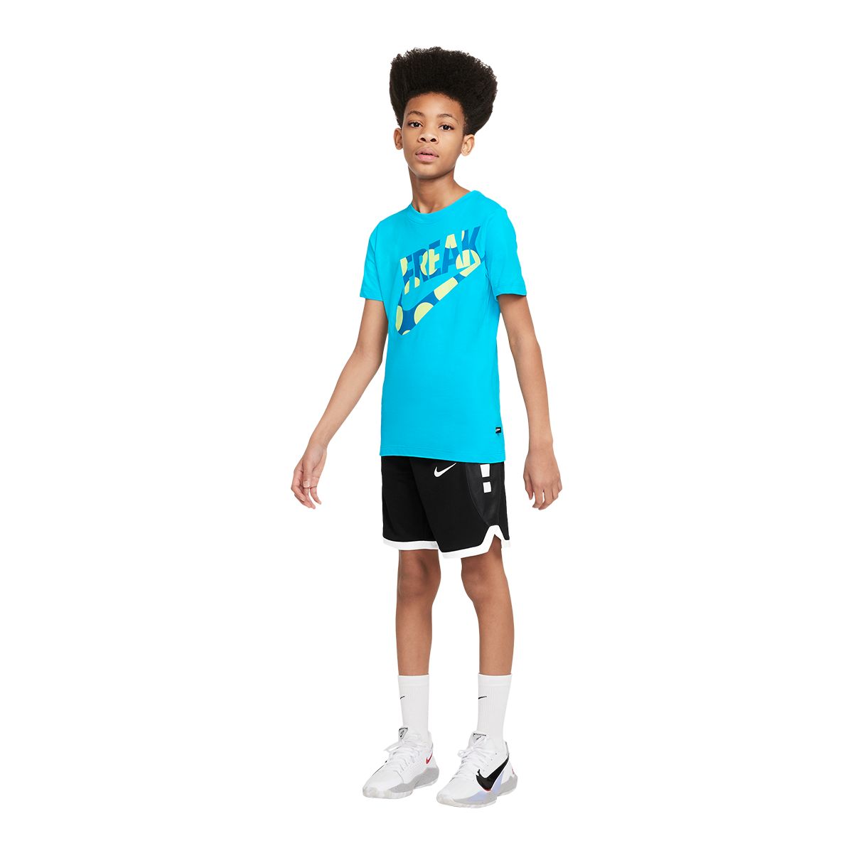 Nike Boys' Dri-FIT Giannis Freak Dots T Shirt, Kids, Crewneck, Quick Dry