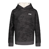 Under Armour Boys' Outdoor 1/2 Tone Reaper Hoodie, Kids', Pullover, Kangaroo Pocket Front_Flat