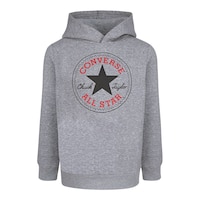 Converse Boys' Chuck Patch Hoodie, Kids', Pullover, Fleece, Kangaroo Pocket Front_Flat