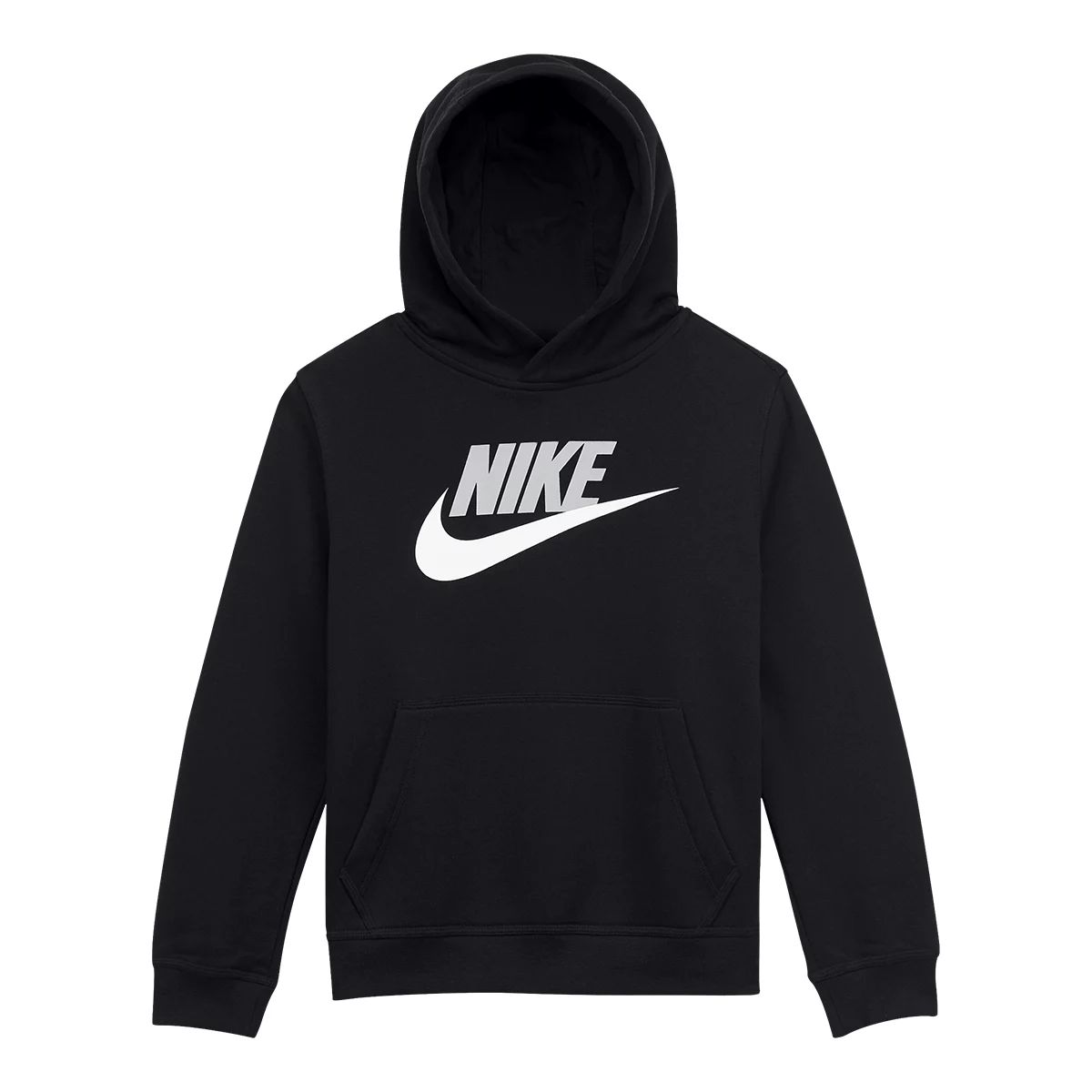 Nike Sportswear Boys' Extended Size Club HBR Pullover Hoodie