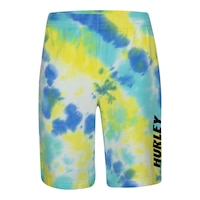 Hurley Boys' Tie-Dye Shorts, Kids', Elastic Waistband, Pockets Front_Flat