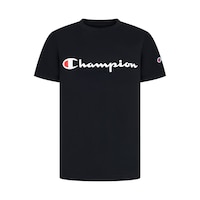 Champion Boys' Signature T Shirt, Kids', Cotton, Graphic Front_Flat