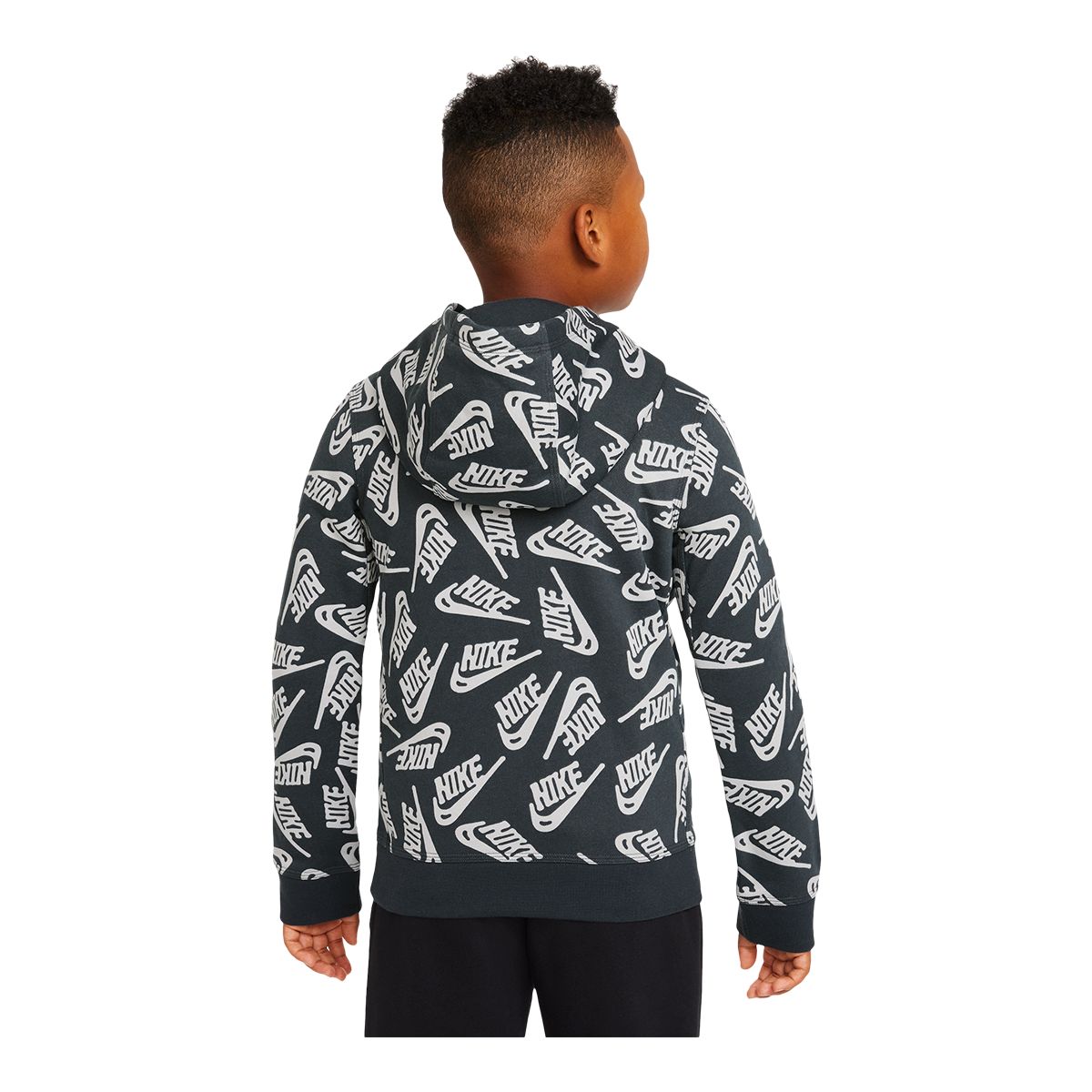 Nike Sportswear Boys' Futura All Over Print Hoodie, Kids', Pullover, Lightweight