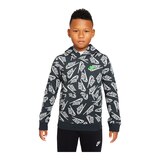 Nike Sportswear Boys' Futura All Over Print Hoodie, Kids', Pullover, Lightweight Front_Flat