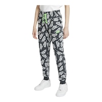 Nike Boys' Futura All Over Print Sweatpants, Kids', Jogger, Tapered, Lightweight Front_Angled_Left