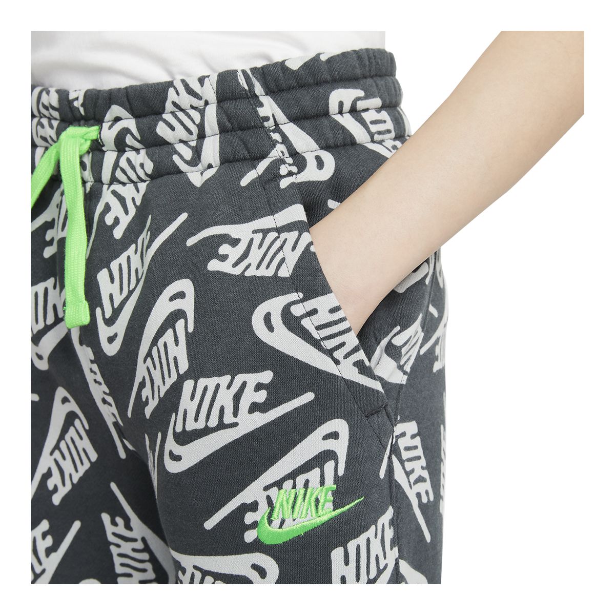 Nike Boys' Futura All Over Print Sweatpants, Kids', Jogger, Tapered, Lightweight