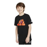Nike Sportswear Boys' Boxy T Shirt, Kids', Crewneck, Cotton, Graphic Front_Angled_Left
