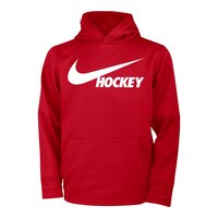 Nike Youth Boys' Hockey Therma Pullover Hoodie Front_Flat